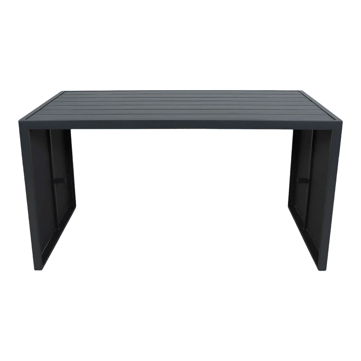Inca Grey Metal 4 Seater Modular Dining Set Outdoor Garden Furniture - Image 3