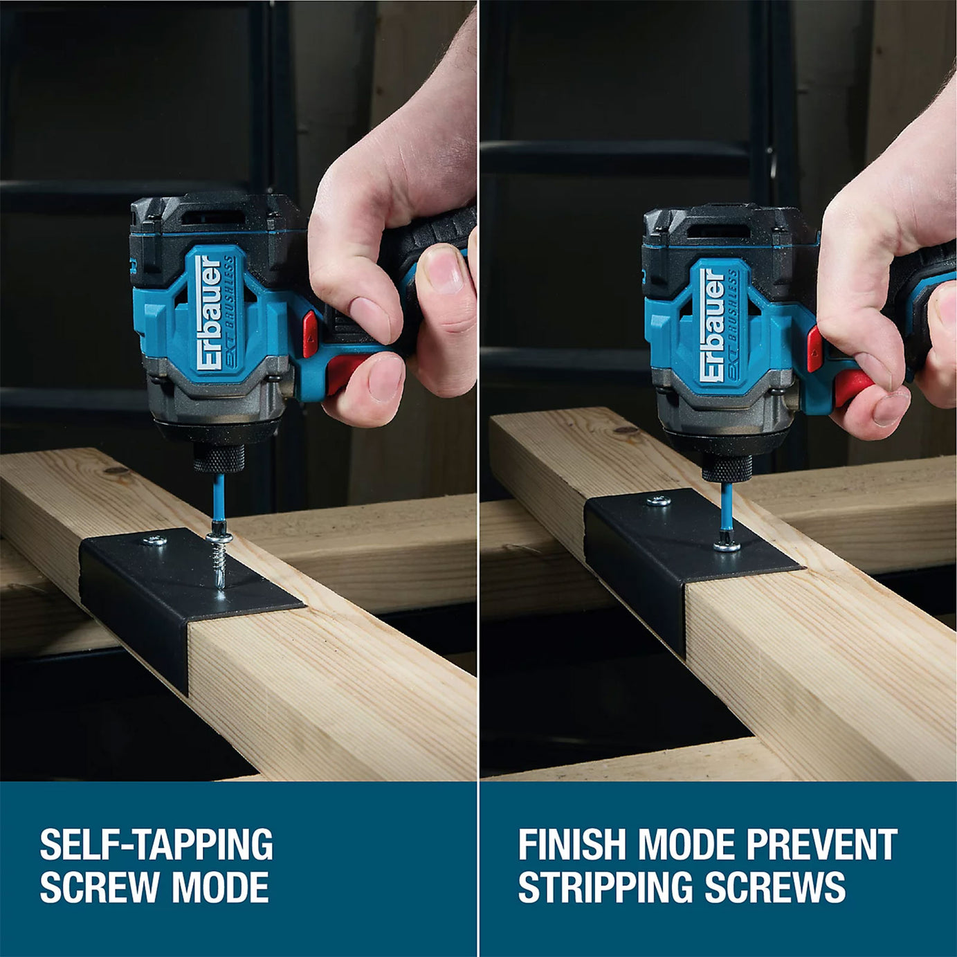 Erbauer Elite Impact Driver ERI1094IPD 18V EXT Brushless Compact Body Only - Image 8