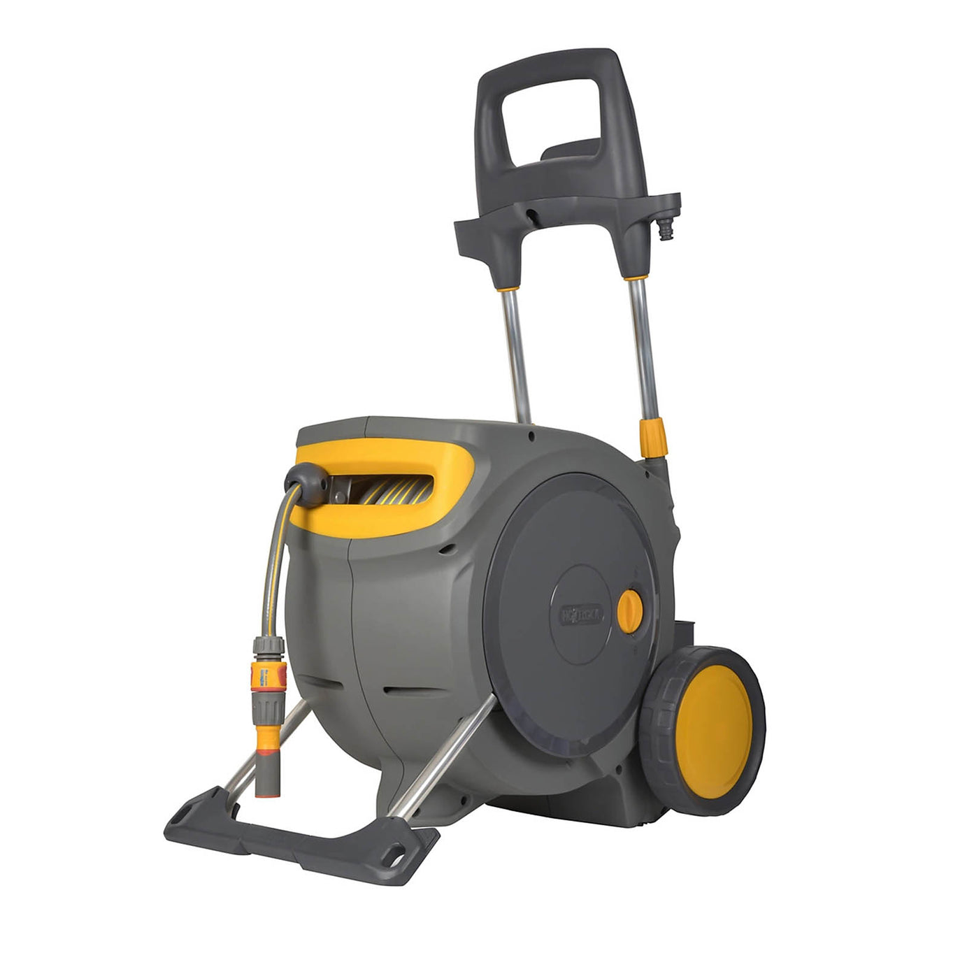 Hozelock Pro Auto Reel Hose Reel 20m Wall Mounted Anti-Kink Garden System - Image 1