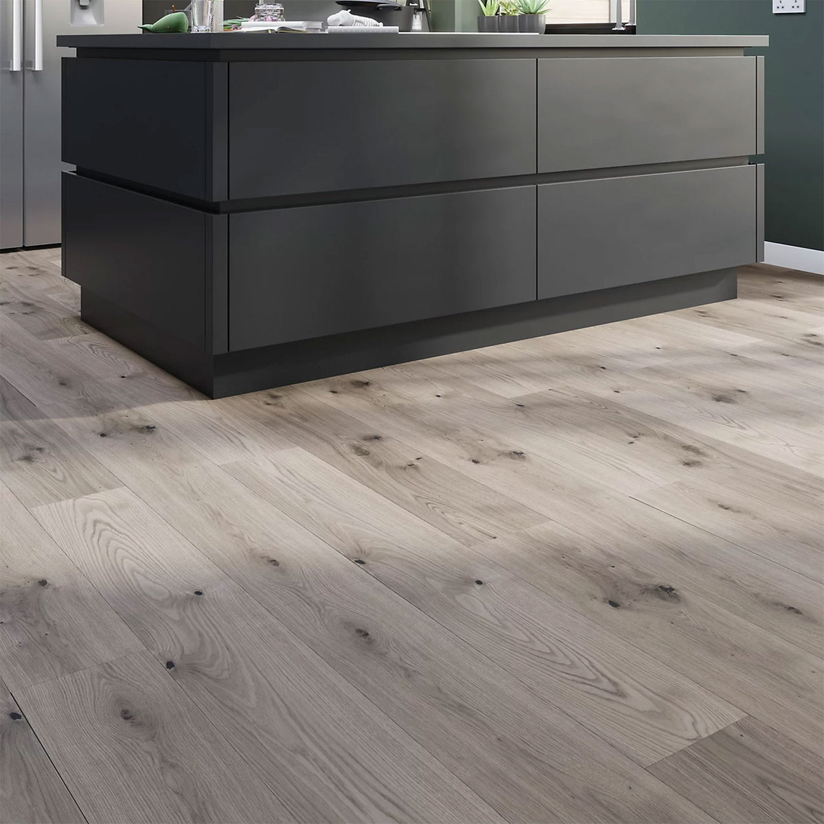 GoodHome Composite Click Flooring Grey Oak 1.98m² Water Resistant - Image 2