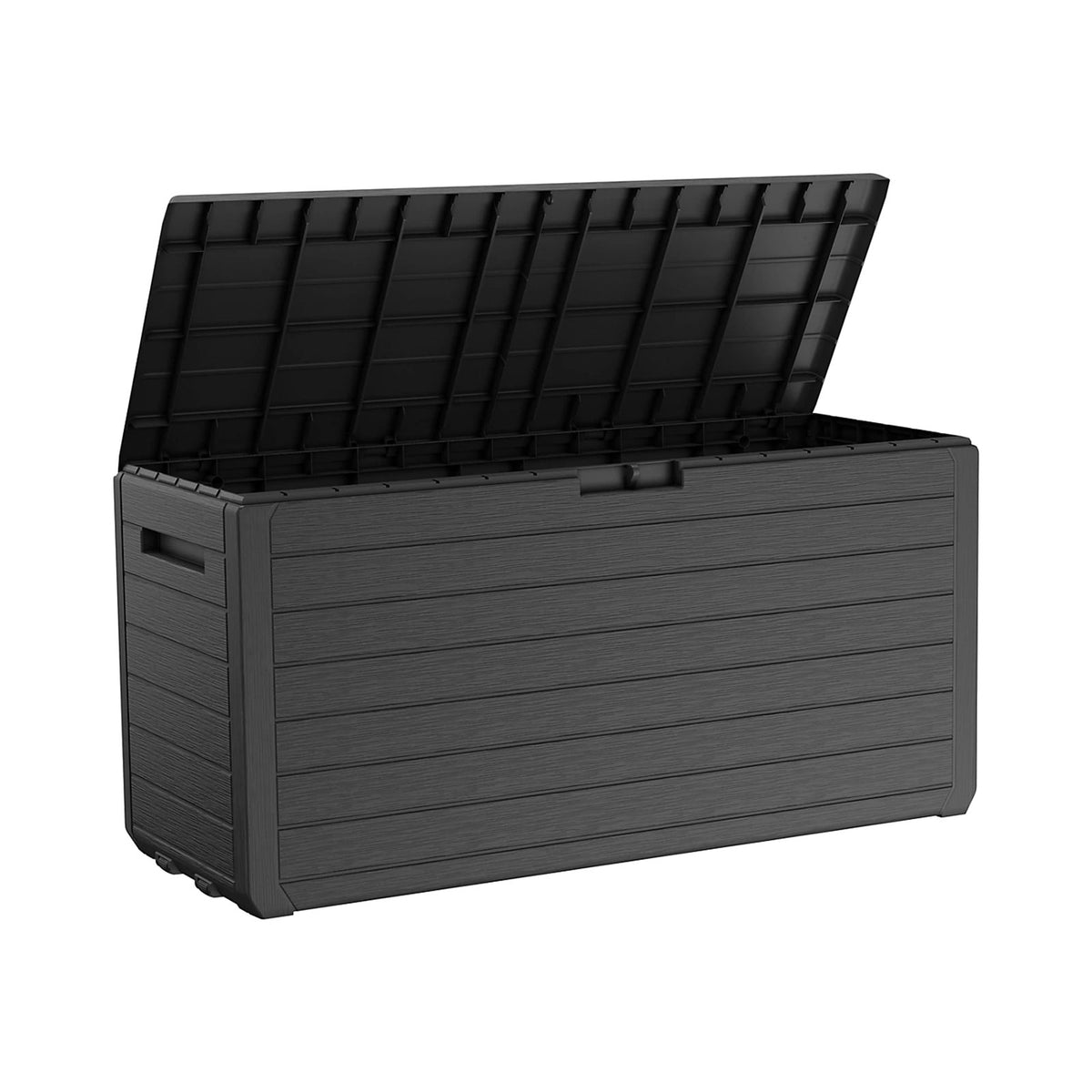 Keter Atlas 270L Garden Storage Box Grey Outdoor Waterproof Utility Chest - Image 3