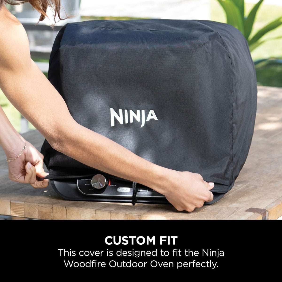 Ninja Woodfire Pizza Oven Cover OO101UK Outdoor Waterproof Heavy Duty Black - Image 5