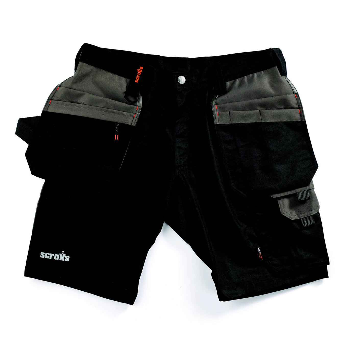Scruffs Work Shorts Men's Worker Plus Regular Fit Black Multi Pockets Cargo W32 - Image 3