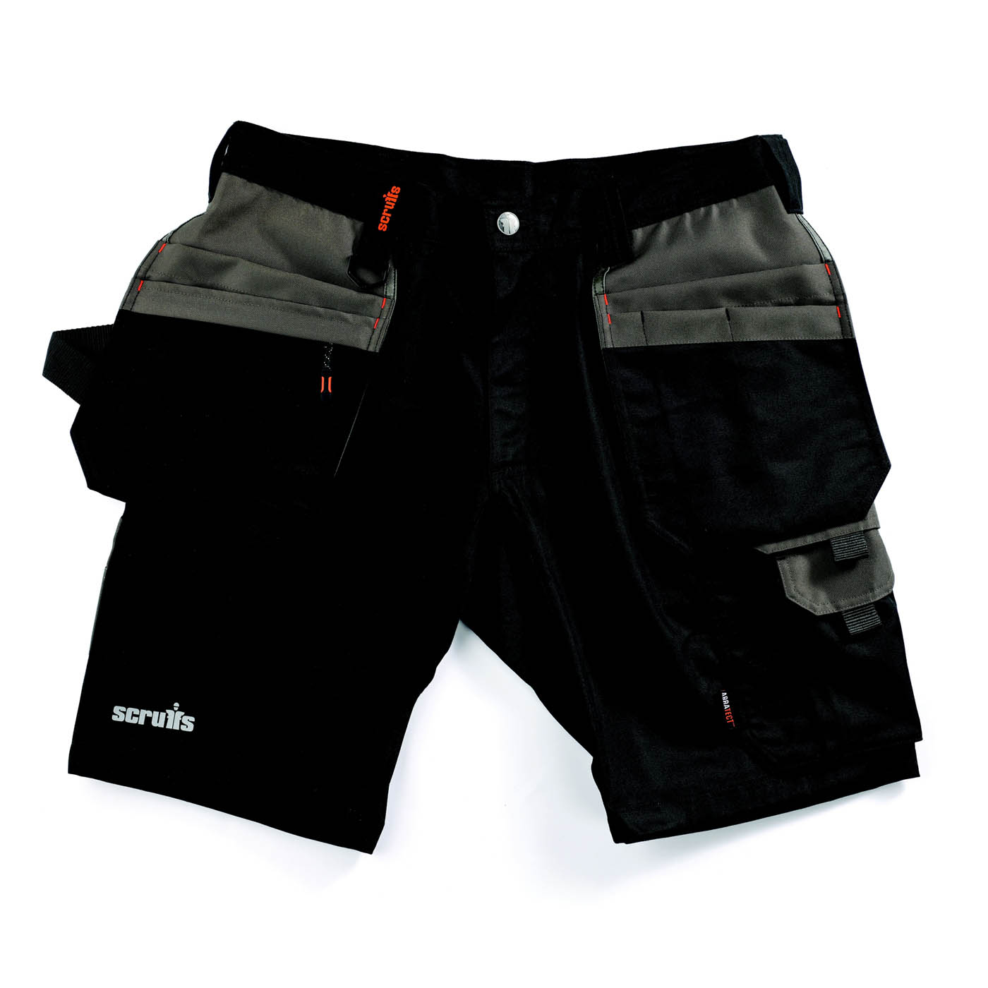 Scruffs Work Shorts Men's Worker Plus Regular Fit Black Multi Pockets Cargo W32 - Image 3