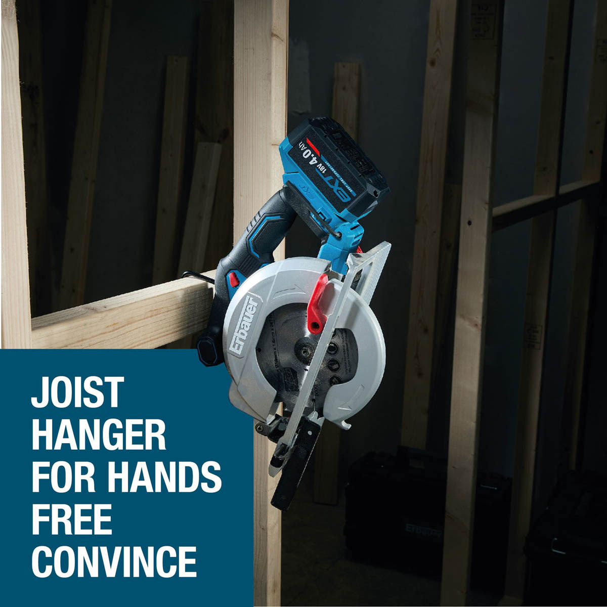Erbauer Circular Saw Cordless 18V Li-Ion ERI1085CSW 165mm Brushless Body Only - Image 8