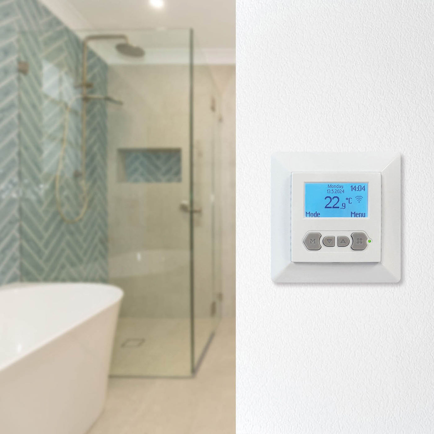 Klima MIC2 Wifi Digital Underfloor heating thermostat 230V - Image 1