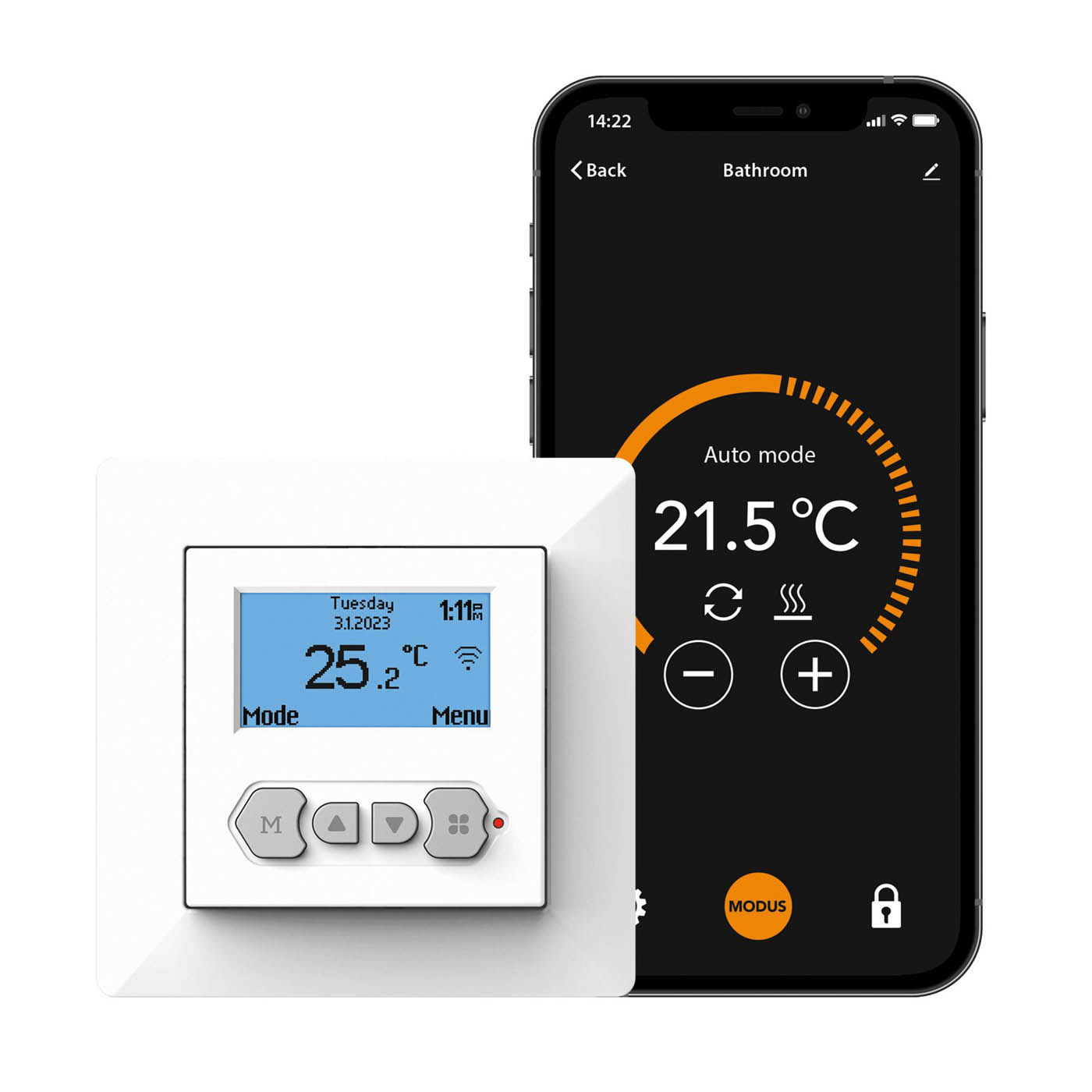 Klima MIC2 Wifi Digital Underfloor heating thermostat 230V - Image 9
