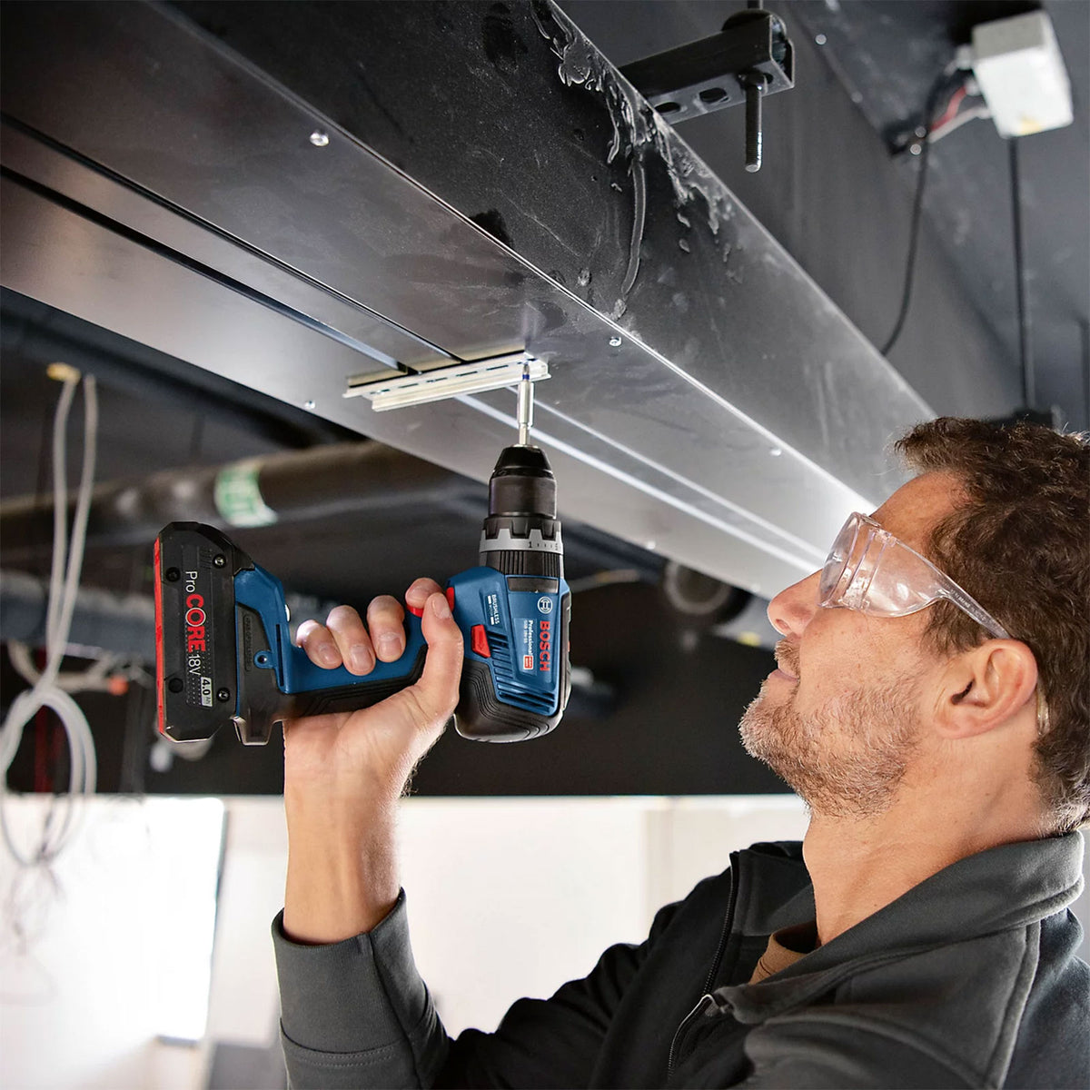 Bosch Combi Drill Professional GSB18V-55 Brushless 18V 2x4Ah Li-Ion Compact - Image 6