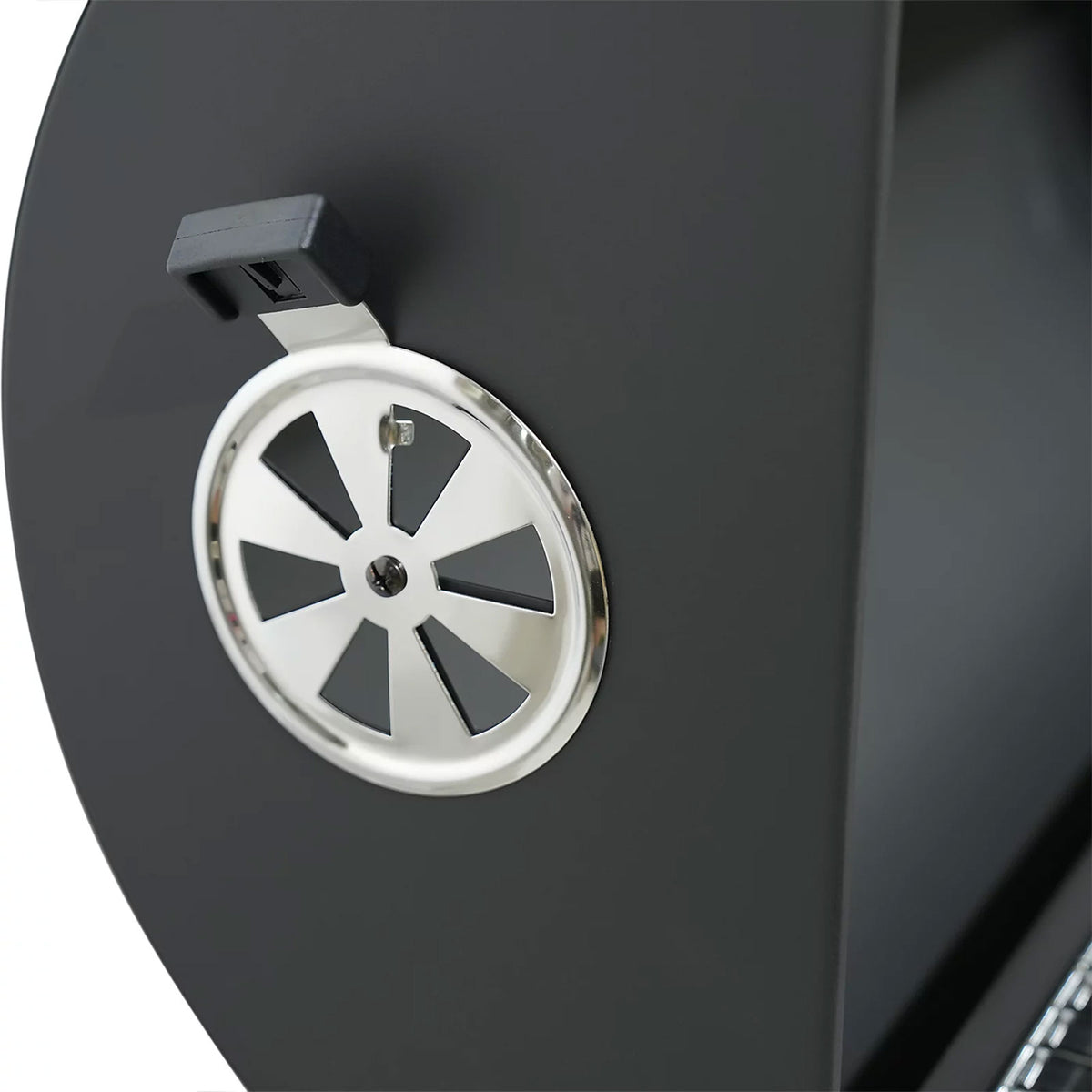 Griffin Black Charcoal BBQ Rectangle Garden Barbecue Grill Trolley - Image 10