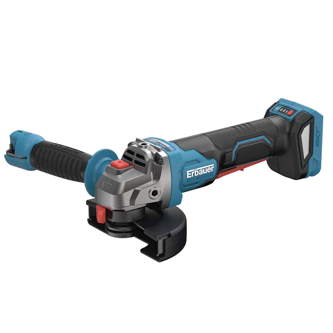 Erbauer Angle Grinder ERI1084GRD Elite EXT 18V Brushless 125mm Compact Body Only - Image 1