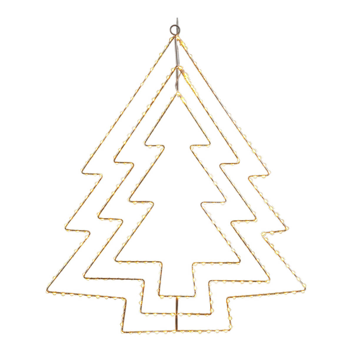 LED Christmas Tree Silhouette Wire Ice Or Warm White Indoor Outdoor Decoration - Image 5