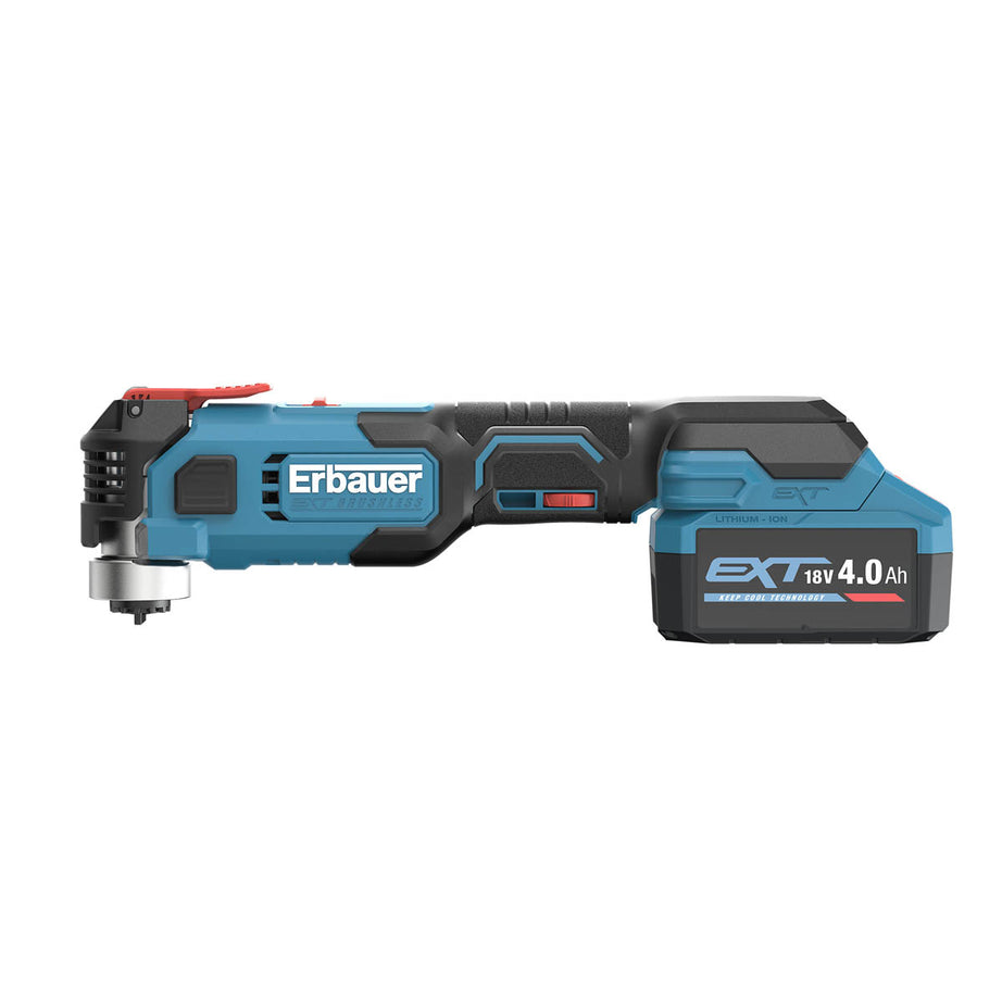 Erbauer Multi Tool Cordless 18V 4Ah Li-ion ERI1080MLT Brushless Soft Grip - Image 7
