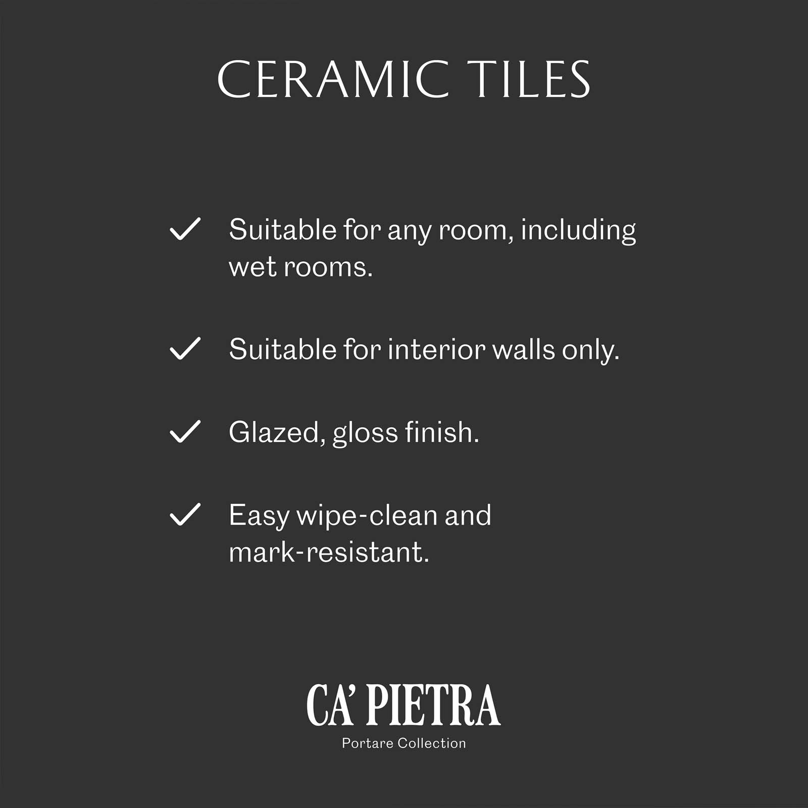 Ca’Pietra Ceramic Indoor Wall tile Cream Gloss Metallic Pack of 20 300x150mm - Image 5
