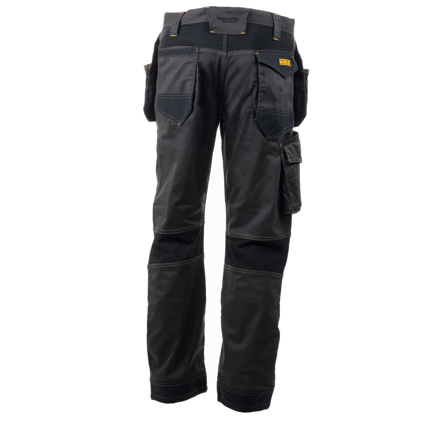 DeWalt Work Trousers Men's Regular Fit Black Grey Multi Pockets Cargo W40 L29 - Image 2