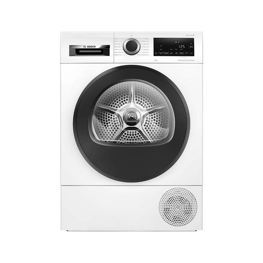 Bosch Tumble Dryer 9Kg WQG24509GB Series 6 Heat Pump White Freestanding - Image 1