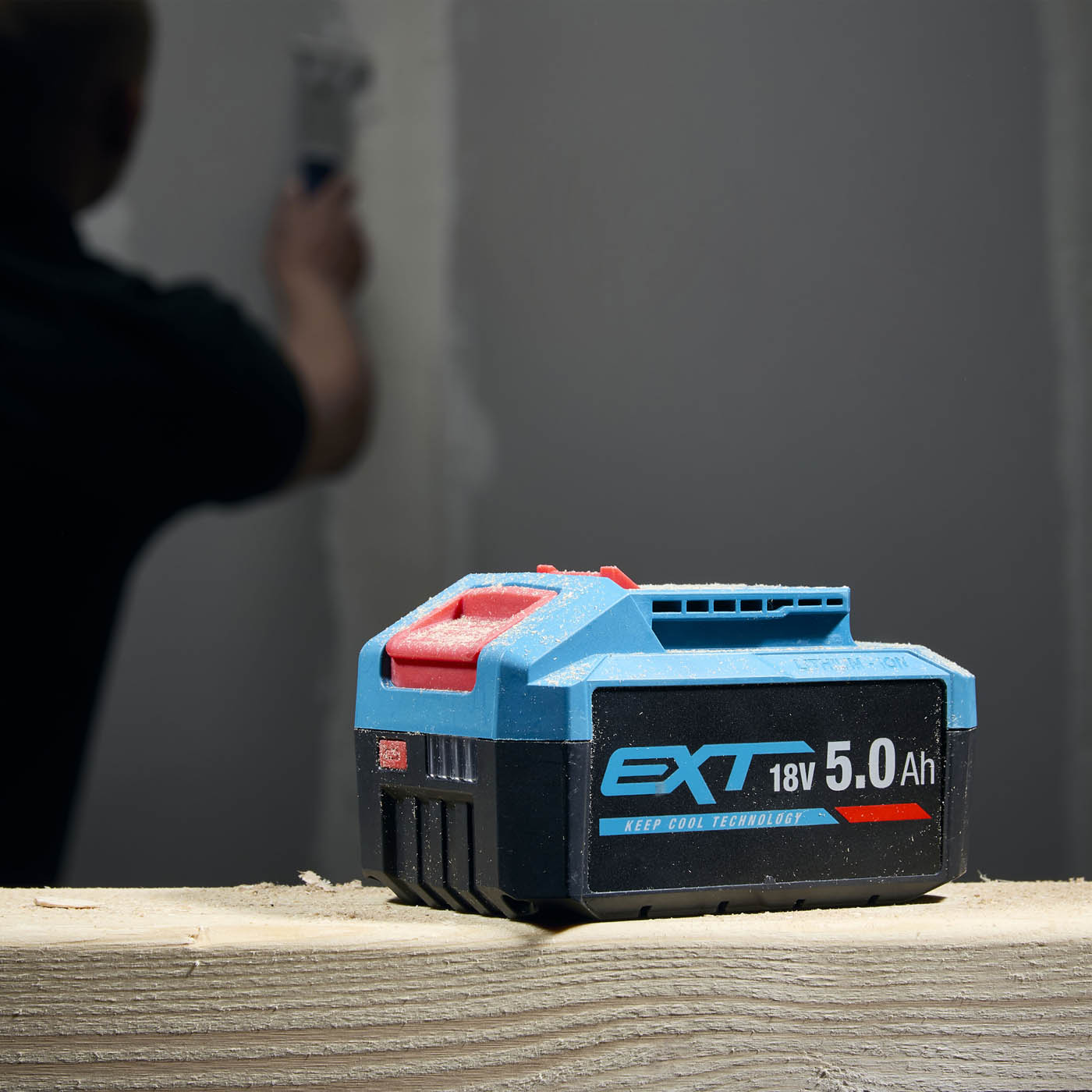 Erbauer Power Tool Battery 18V 5Ah Li-ion ERI1100BAT Charge Indicator Compact - Image 3