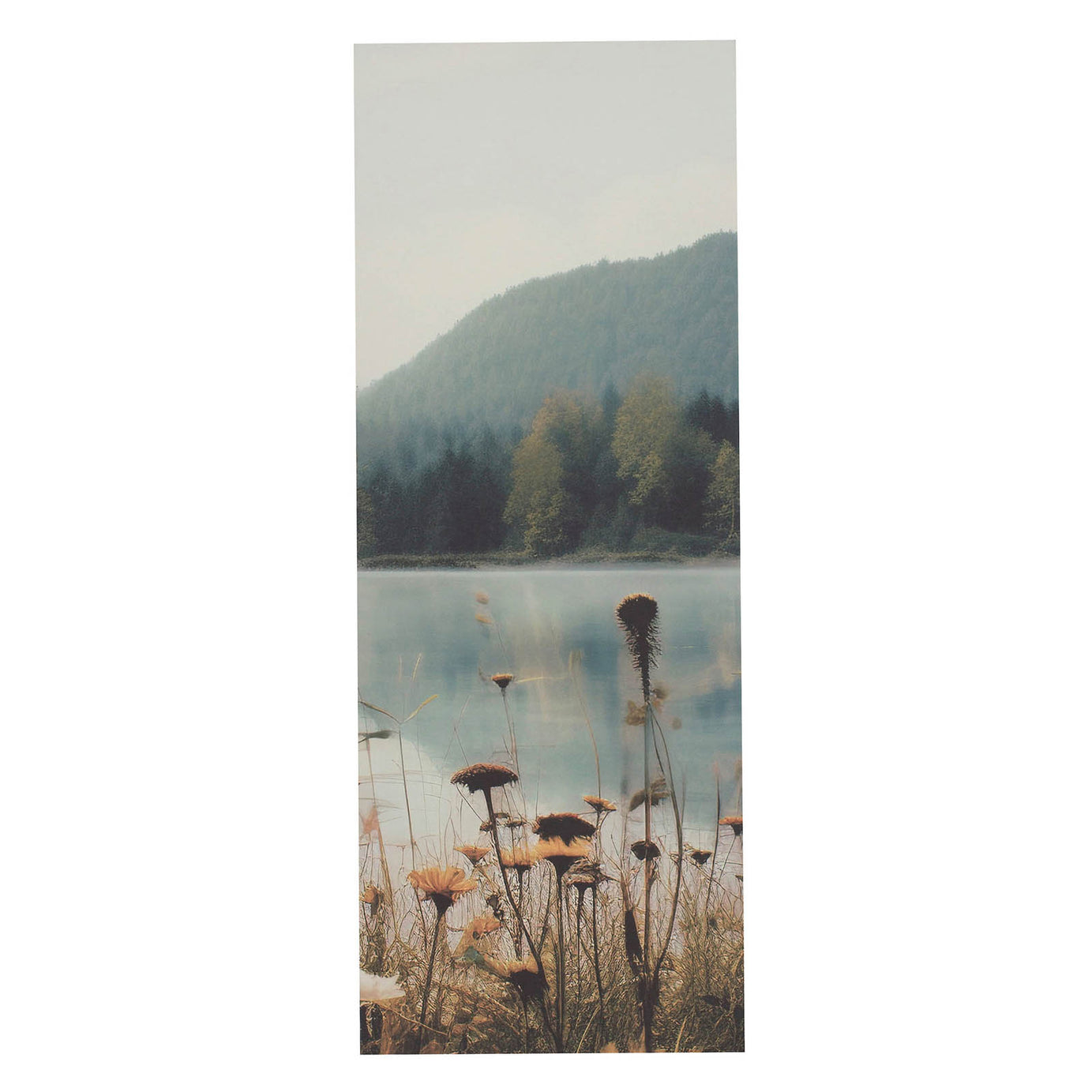 Arthouse Canvas Art Mountain Lake Earth Tones Landscape Wall Picture Set Of 3 - Image 5