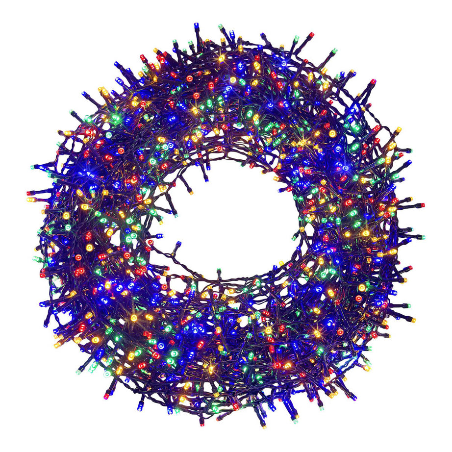 Christmas String Lights 1500 LED Multicolour 8 Functions Indoor  44.9m - Image 1