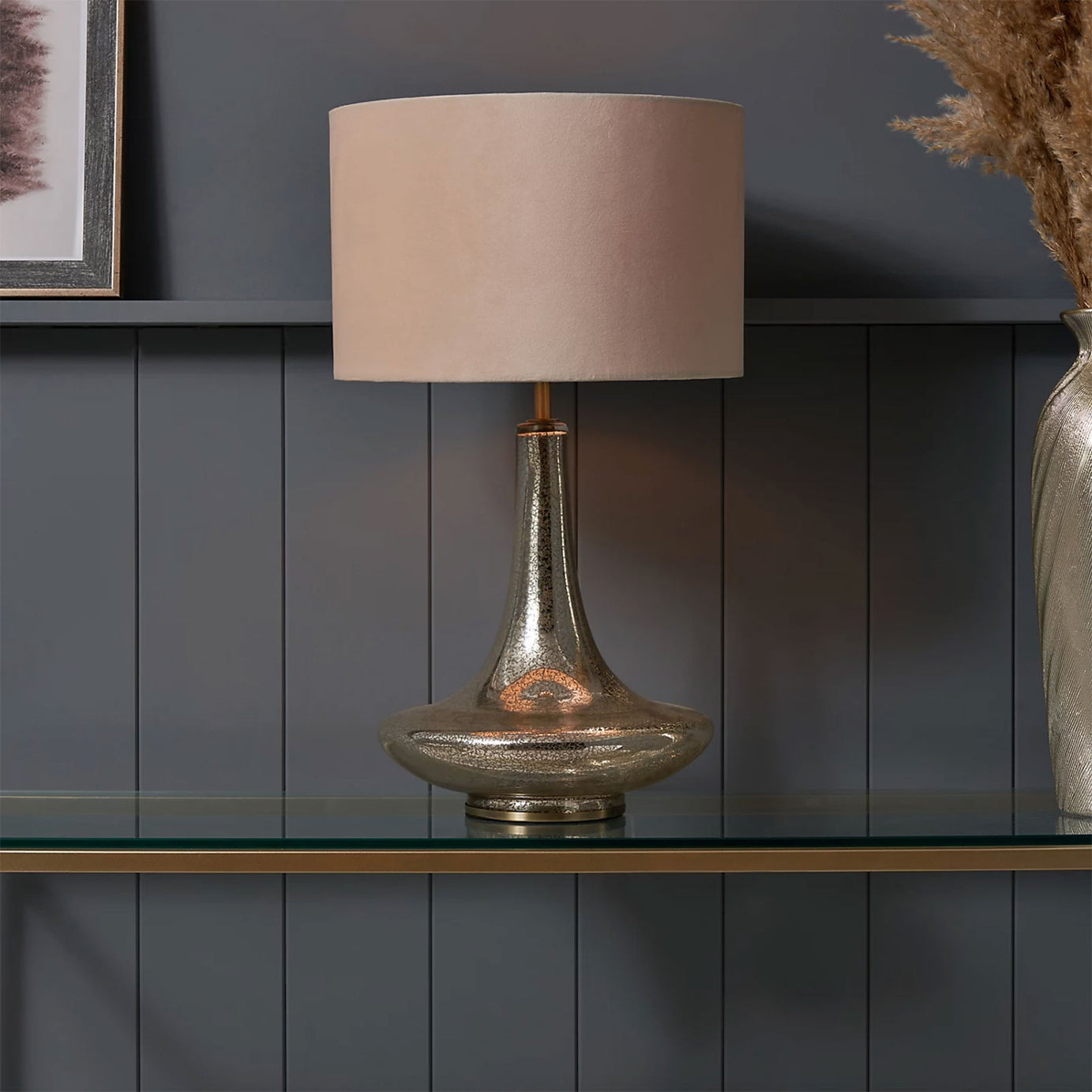 Inlight Table Lamp Passa Teardrop Ivory Champagne Gold E27 545mm - Image 3
