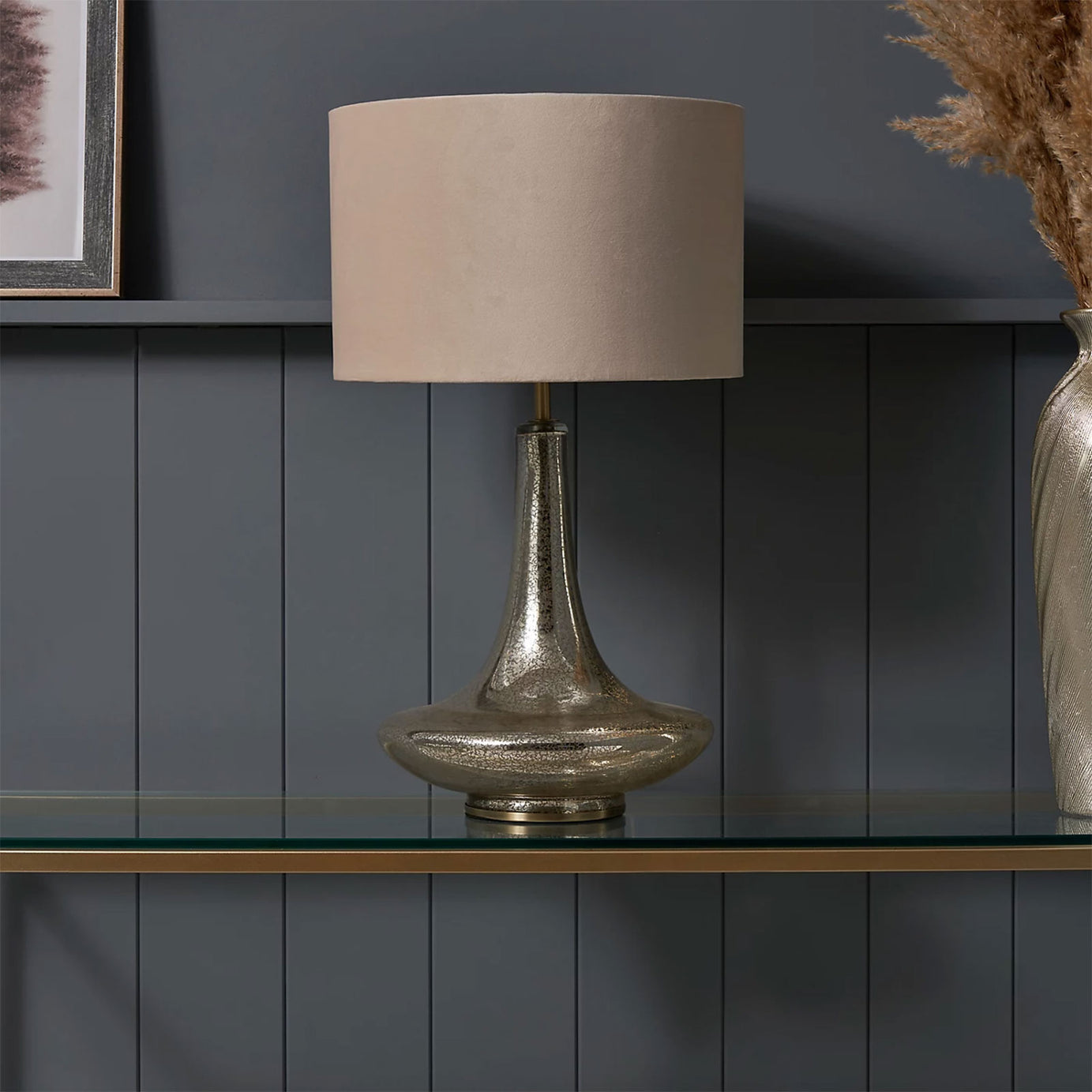 Inlight Table Lamp Passa Teardrop Ivory Champagne Gold E27 545mm - Image 8