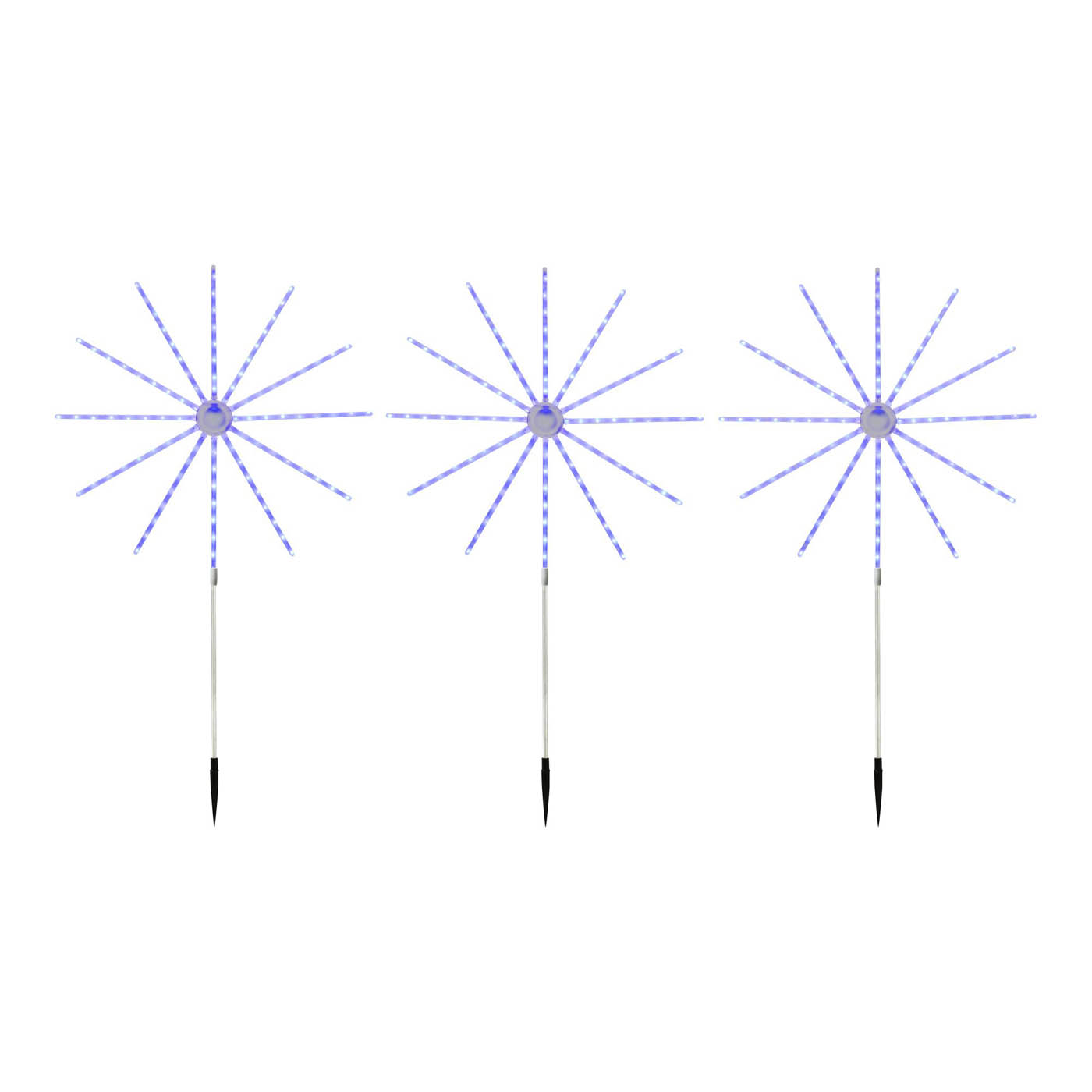 LED Garden Light Path Firework Freestanding Multicolour Festive Timer  (H)860mm - Image 6