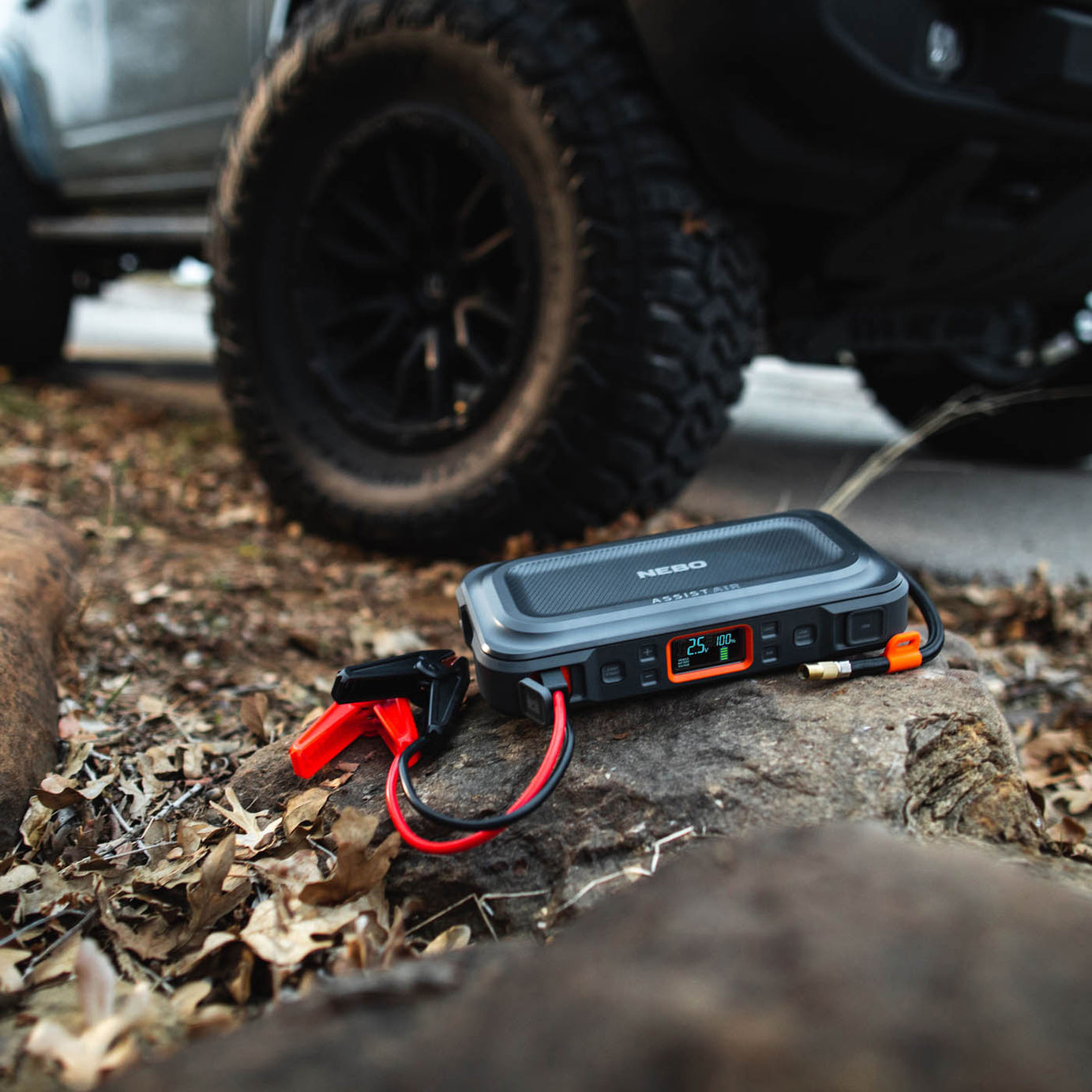 Nebo Car Jump Starter And Air Tyre Compressor Assist Air 1500A Compact Powerful - Image 7