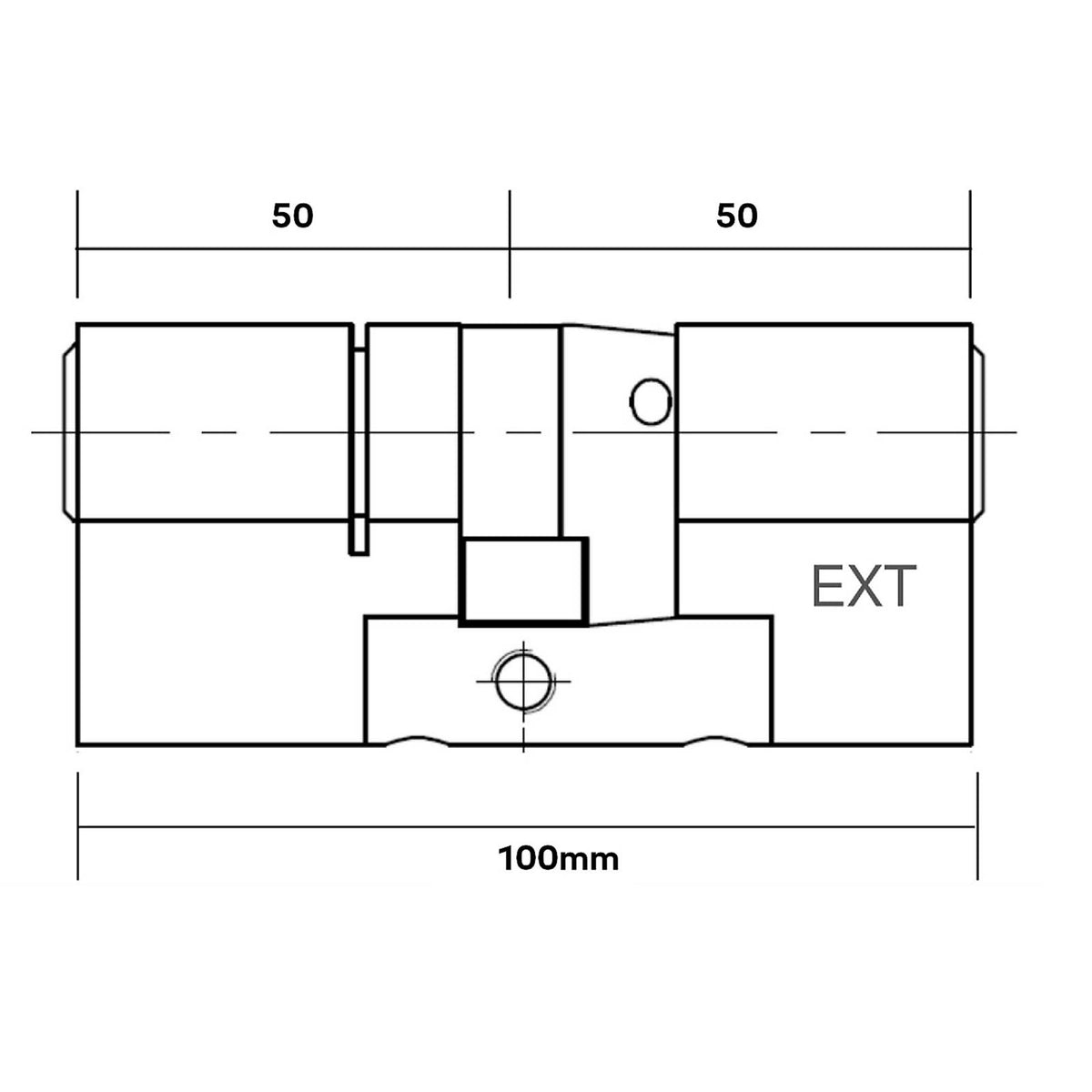 Yale Platinum 3 Star 50/50 Euro Cylinder Lock Matt Black Anti Snap - Image 5