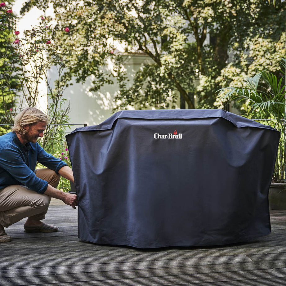 Char-Broil Barbecue Cover BBQ Griddle Black Protector Outdoor Durable Rust Free - Image 2