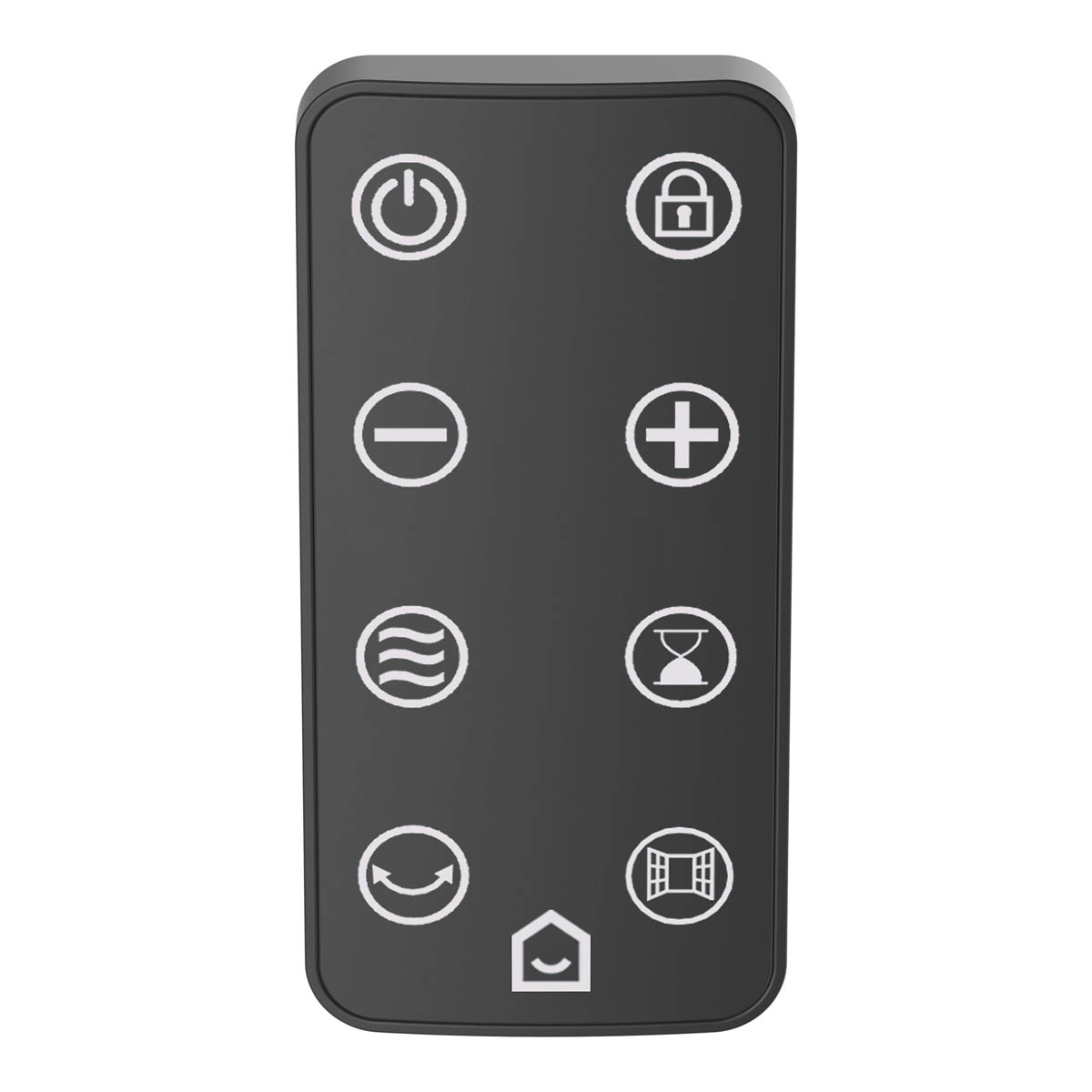 Fan Heater 2500W Black Oscillating Portable Tower 2 Heat Setting Timer Indoor - Image 5