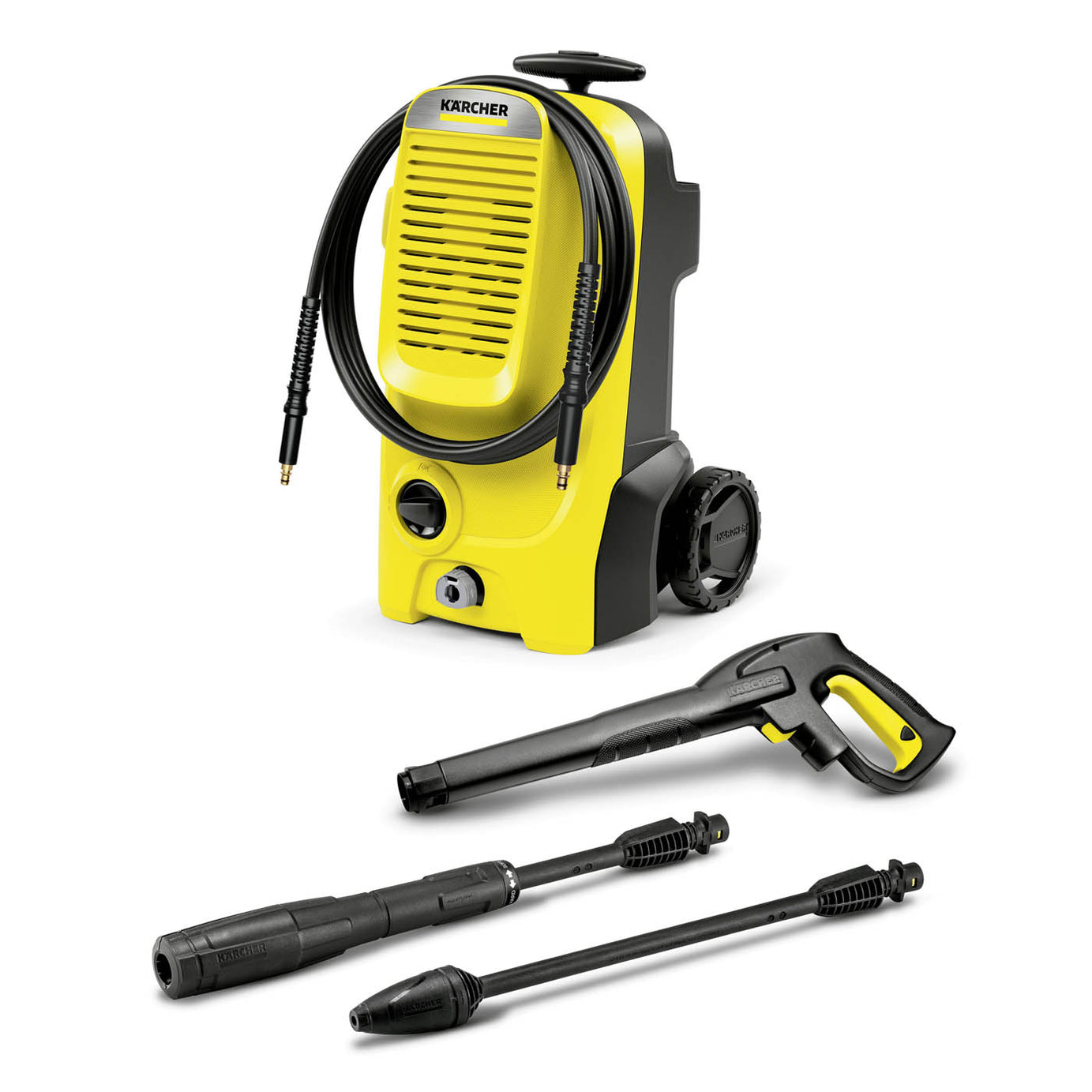 Karcher K5 Classic High Pressure Washer Jet Corded Wheeled Handle 145bar 2.1kW - Image 1