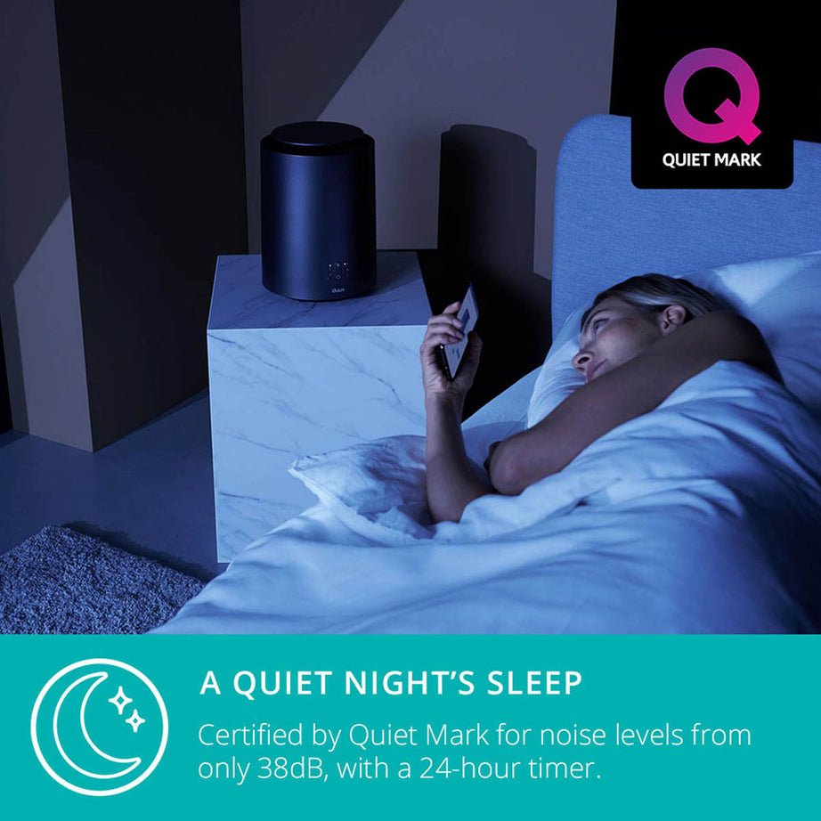 Duux Smart Fan Heater Grey Freestanding Compact Modern LED Powerful PTC 1800W - Image 6