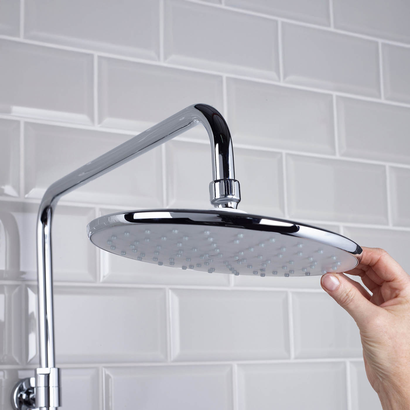 Bristan Thermostatic Mixer Shower Exposed Chrome Duale Round Head Bathroom - Image 4