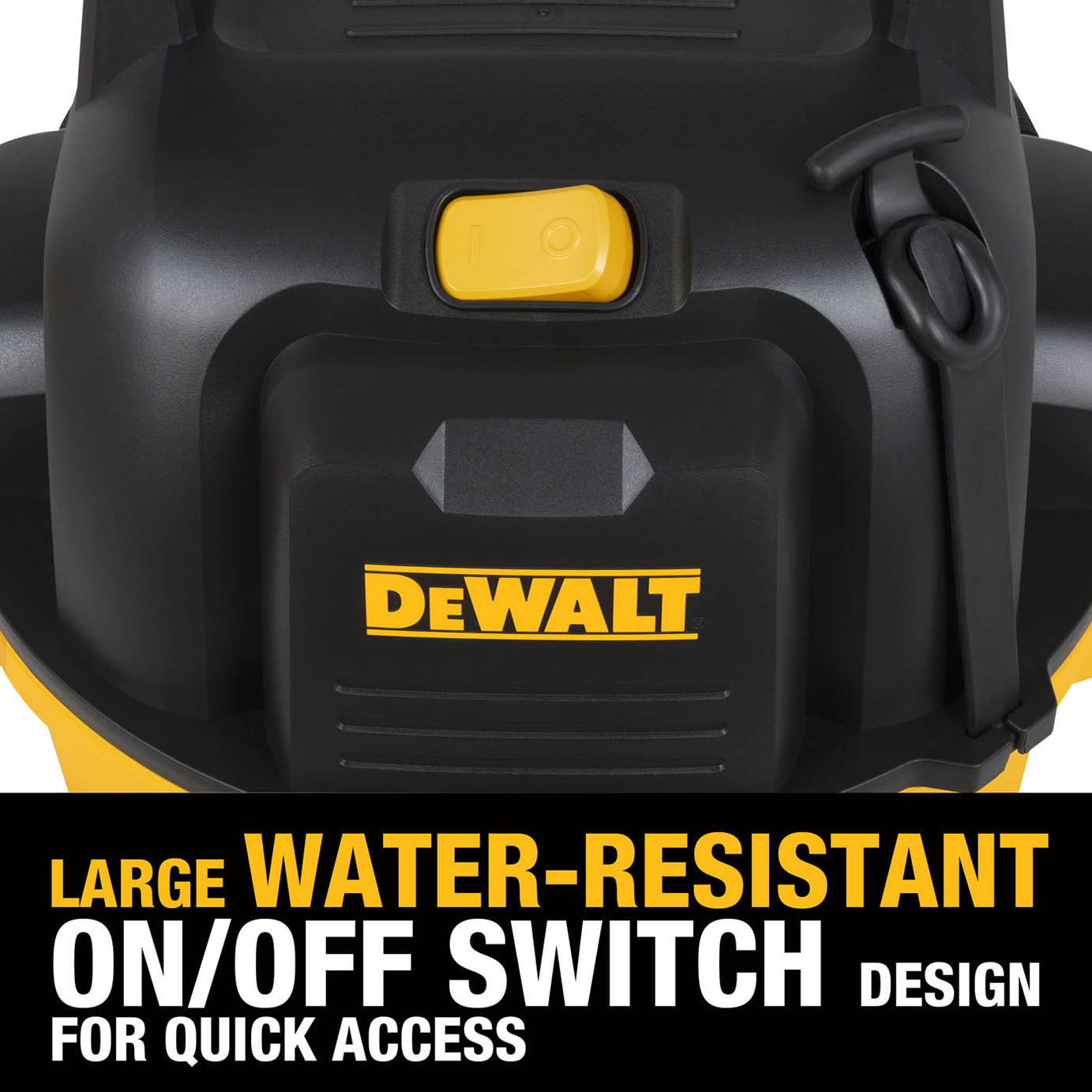 DeWalt Wet Dry Vacuum Industrial DXV20PF Yellow Compact Nozzles Swivel 20L - Image 9