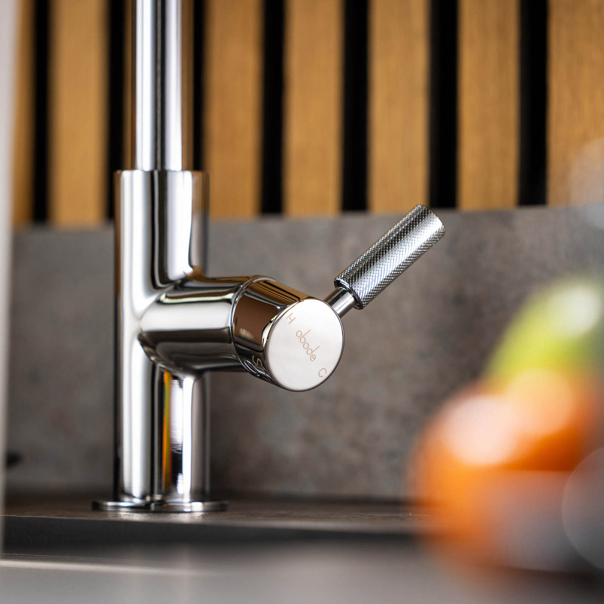 Abode Kitchen Sink Tap Mixer Chrome Single Side Lever Swivel Spout Faucet - Image 4