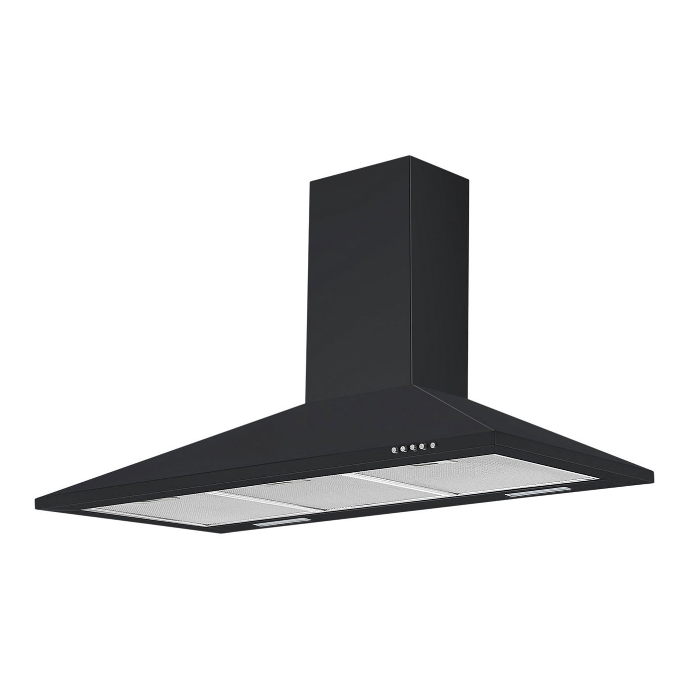 NNCHHB90EU Chimney Cooker Hood 90cm Black LED A Rated Extraction - Image 1