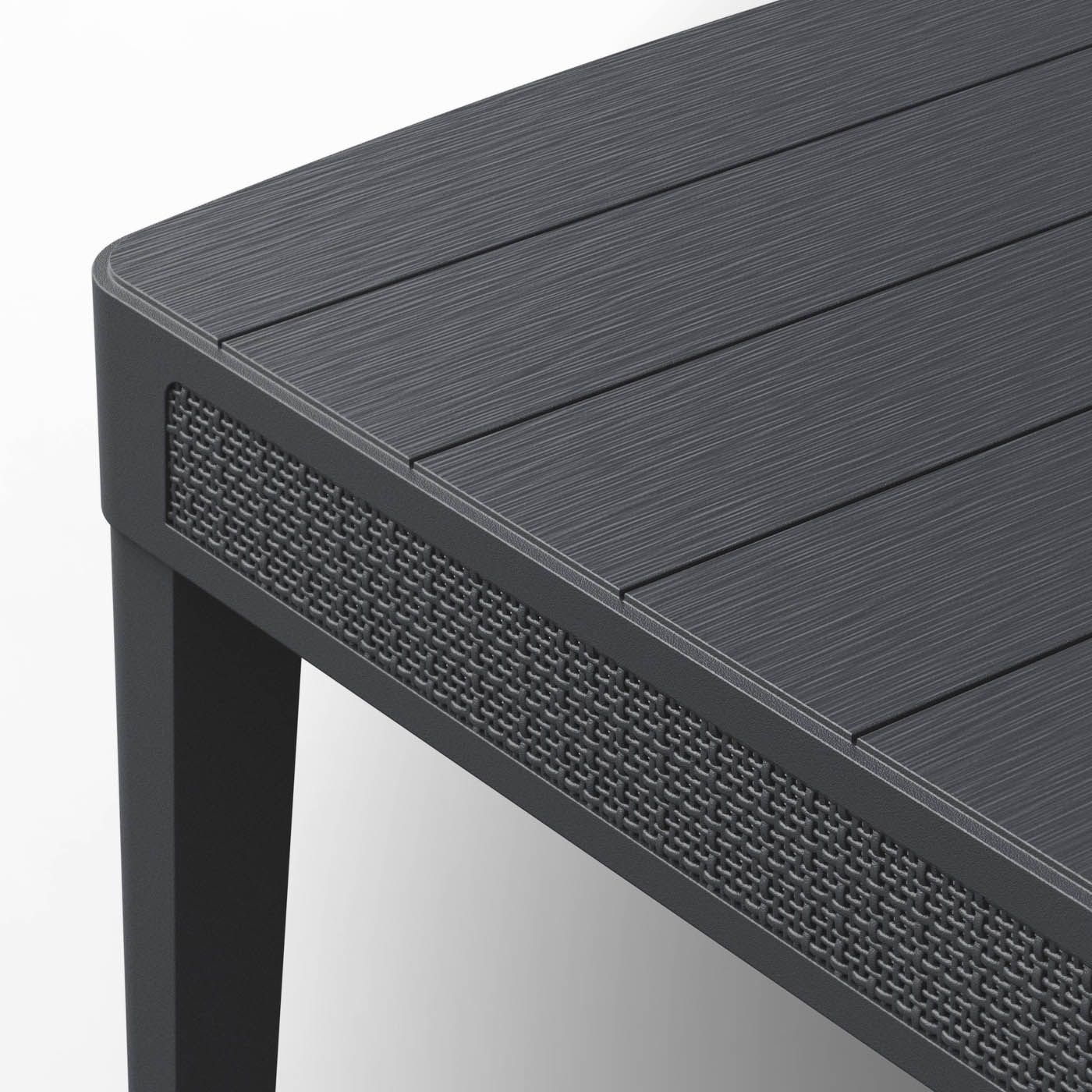 Garden Furniture Coffee Set 4 Seater Atlas Graphite Grey Armchairs Sofa Table - Image 10