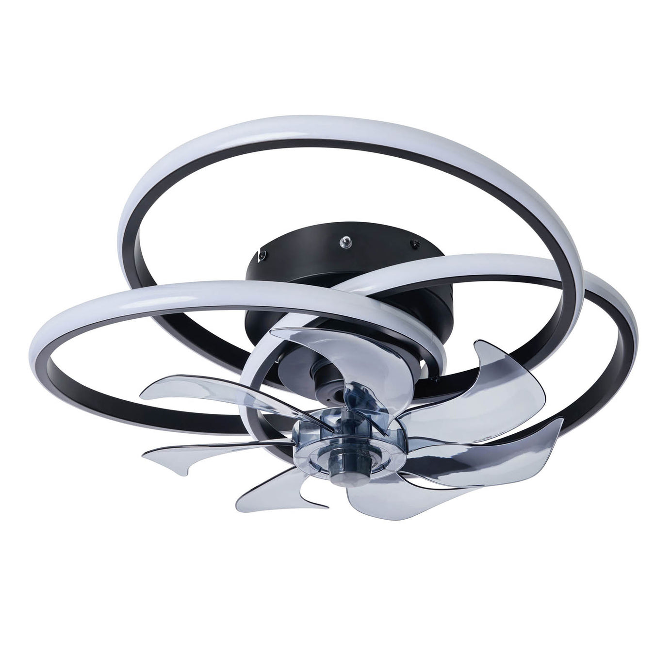 BHS LED Ceiling Fan Light Modern Remote control Black Warm White to Cool White - Image 6