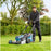 Erbauer Lawnmower Cordless 36V EXT ELM18-Li 46cm Mulching Grass Cutter Body Only - Image 4