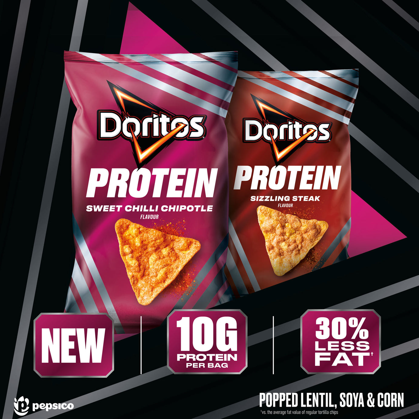 Doritos Protein Sizzling Steak 18x48g - Image 5
