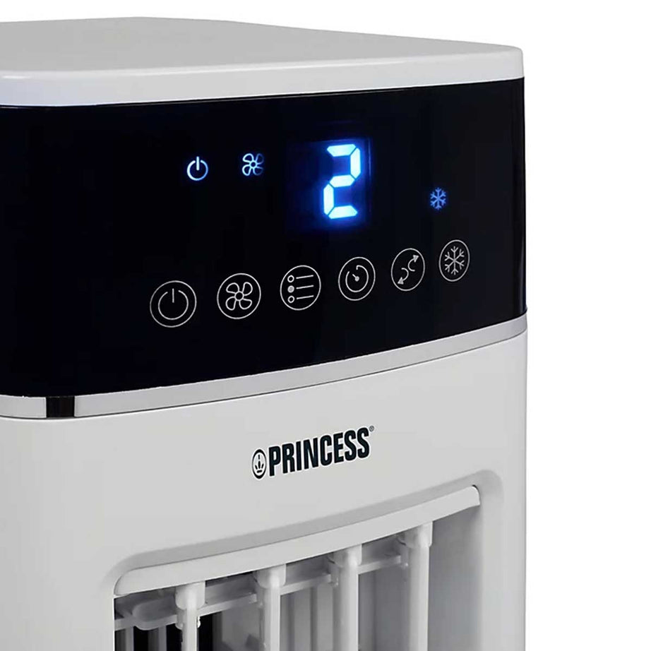 Princess Fan Air Cooler Portable Smart White Remote Timer 3 Speed Oscillating - Image 7