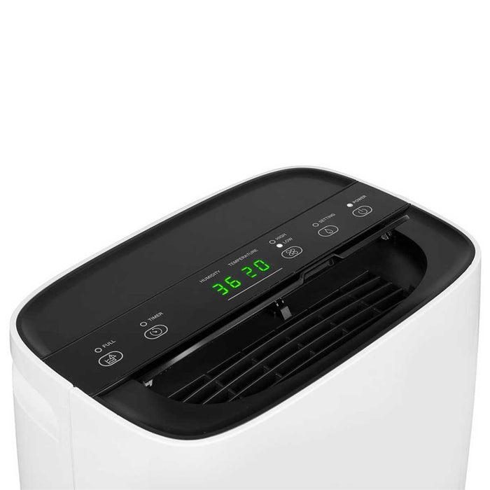 Princess Dehumidifier Compact Portable Wheeled White Digital LED Display 10L - Image 3