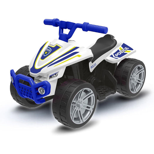 Kids Quad Bike Electric Ride On Police Motorised Toy Vehicle Outdoor 6V For 3+ - Image 1