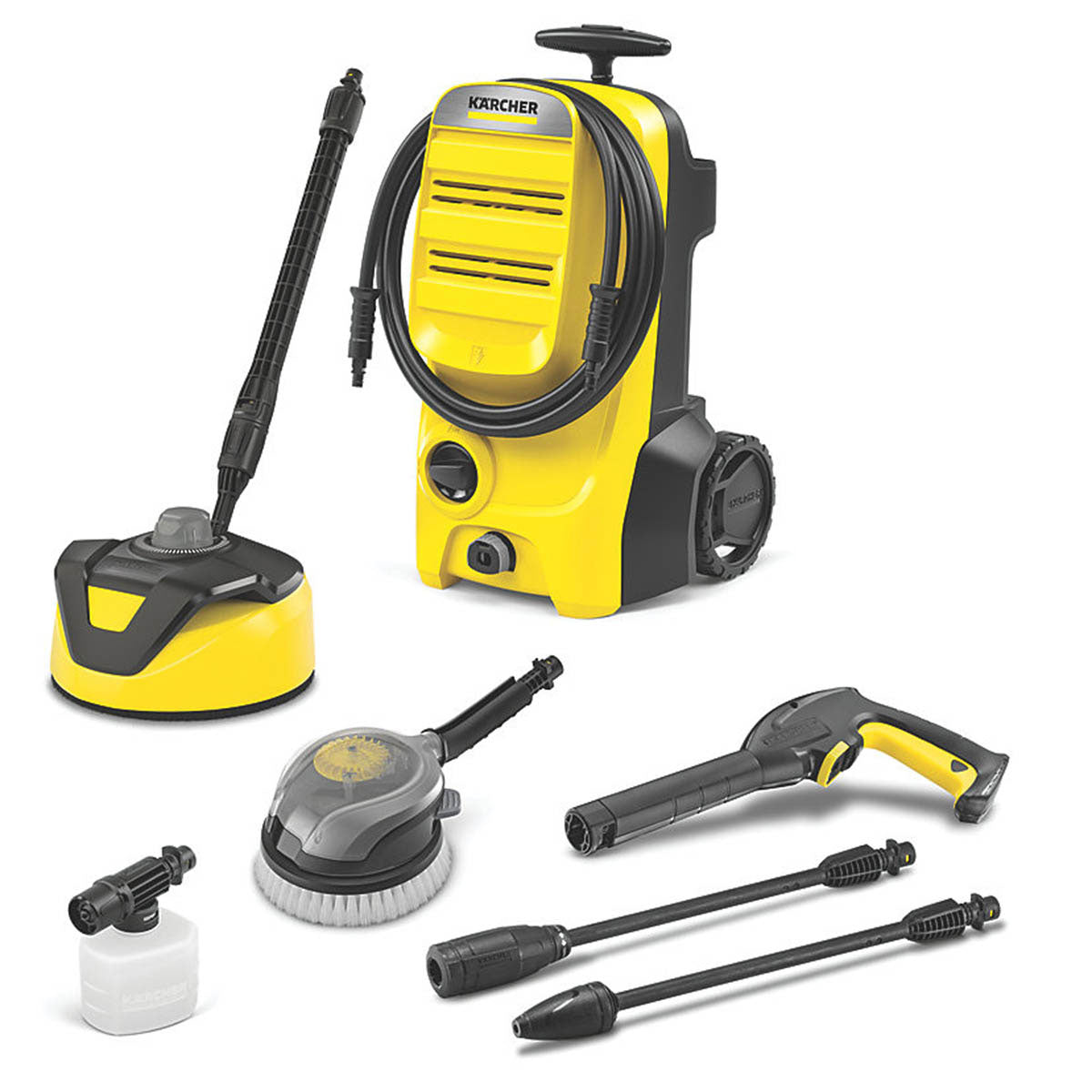 Karcher Pressure Washer K4 Classic Car & Home Garden Jet Cleaner 1.8kW Electric - Image 1