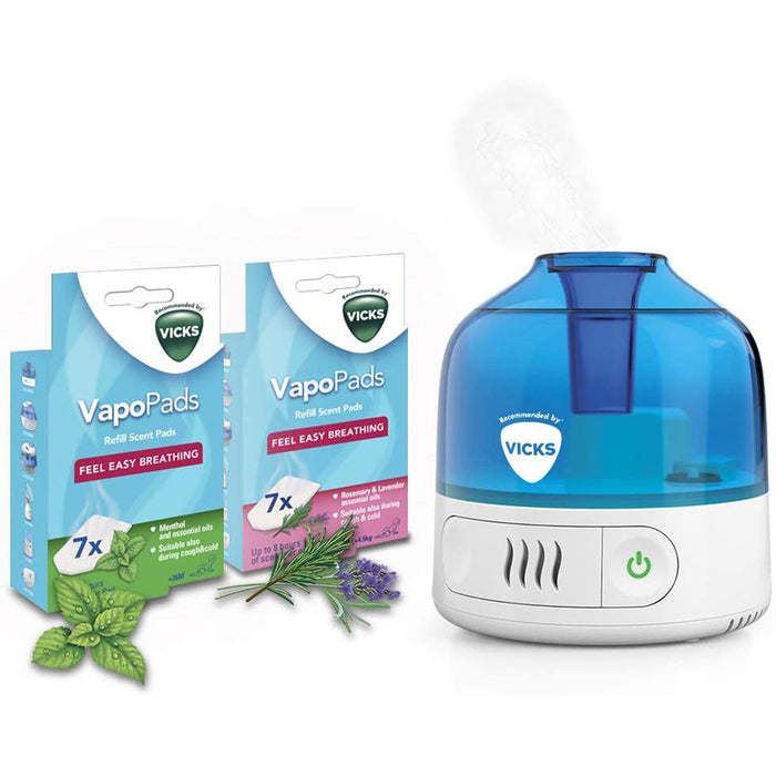 Vicks Personal Humidifier Cool Mist Ultrasonic VUL505 Portable Easy Breathing - Image 4