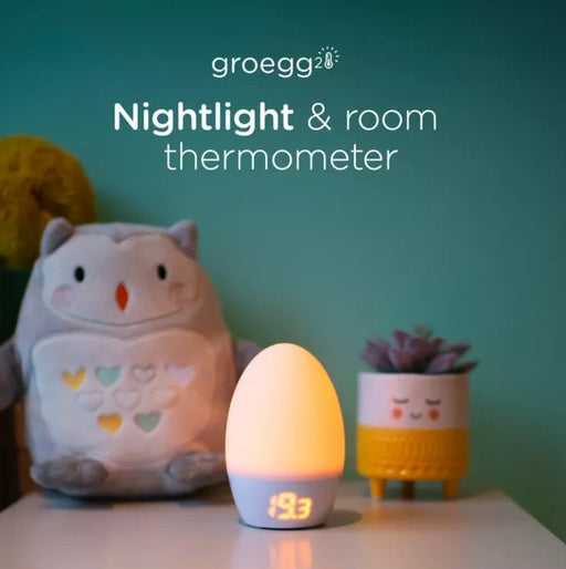 Tommee Tippee Groegg2 Nursery Thermometer Colour Changing Digital Display Domed - Image 1