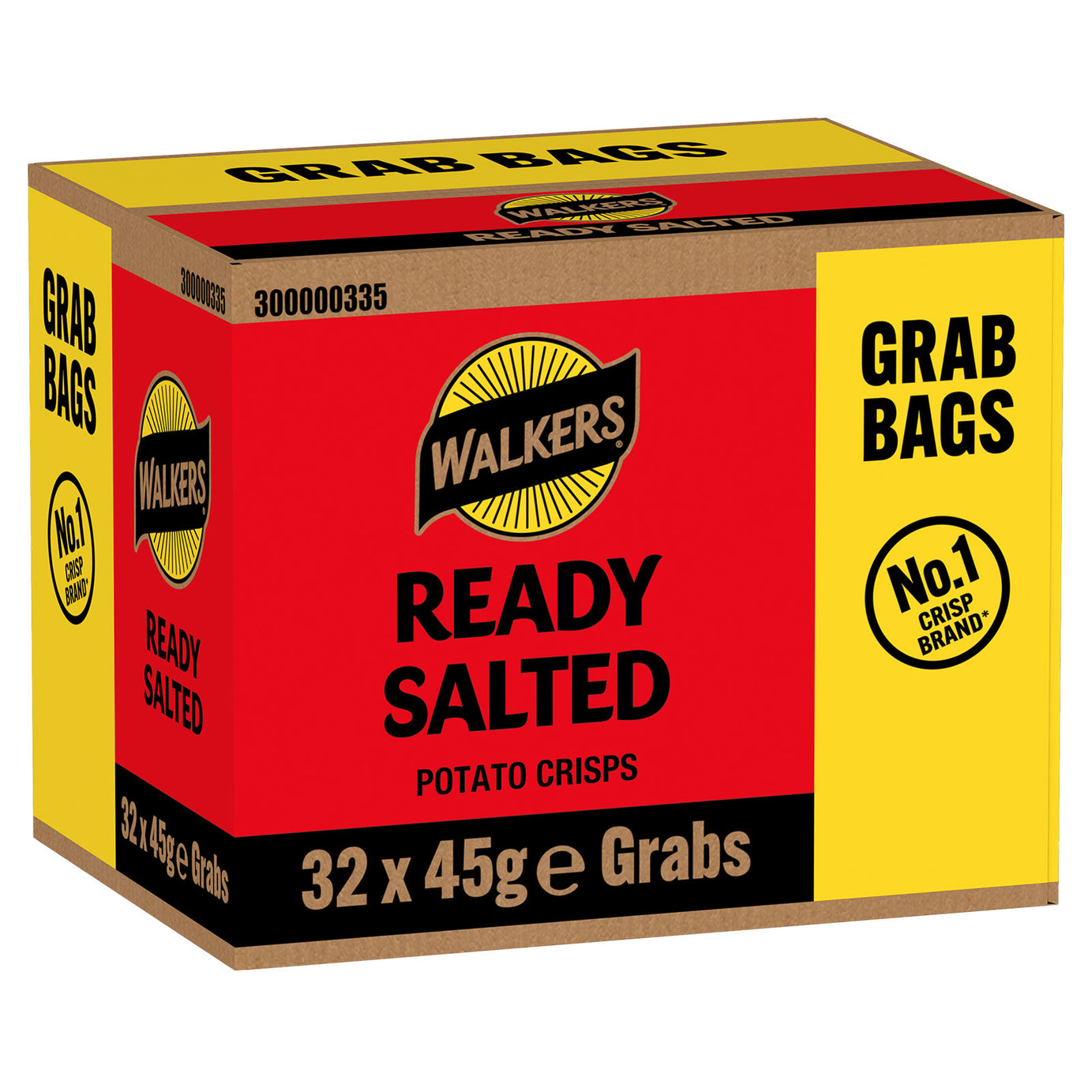 Walkers Crisps Ready Salted Sharing Pack 32 x 45g - Image 3