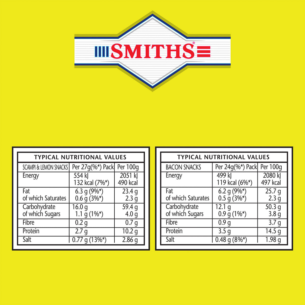 Walkers Smiths Crisps Savoury Selection Bacon Scampi Lemon Snacks Bundle of 96 - Image 4