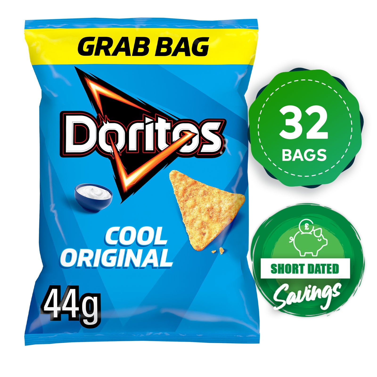 Doritos Tortilla Chips Crisps Cool Original Sharing Snacks 32 x 44g - Image 10