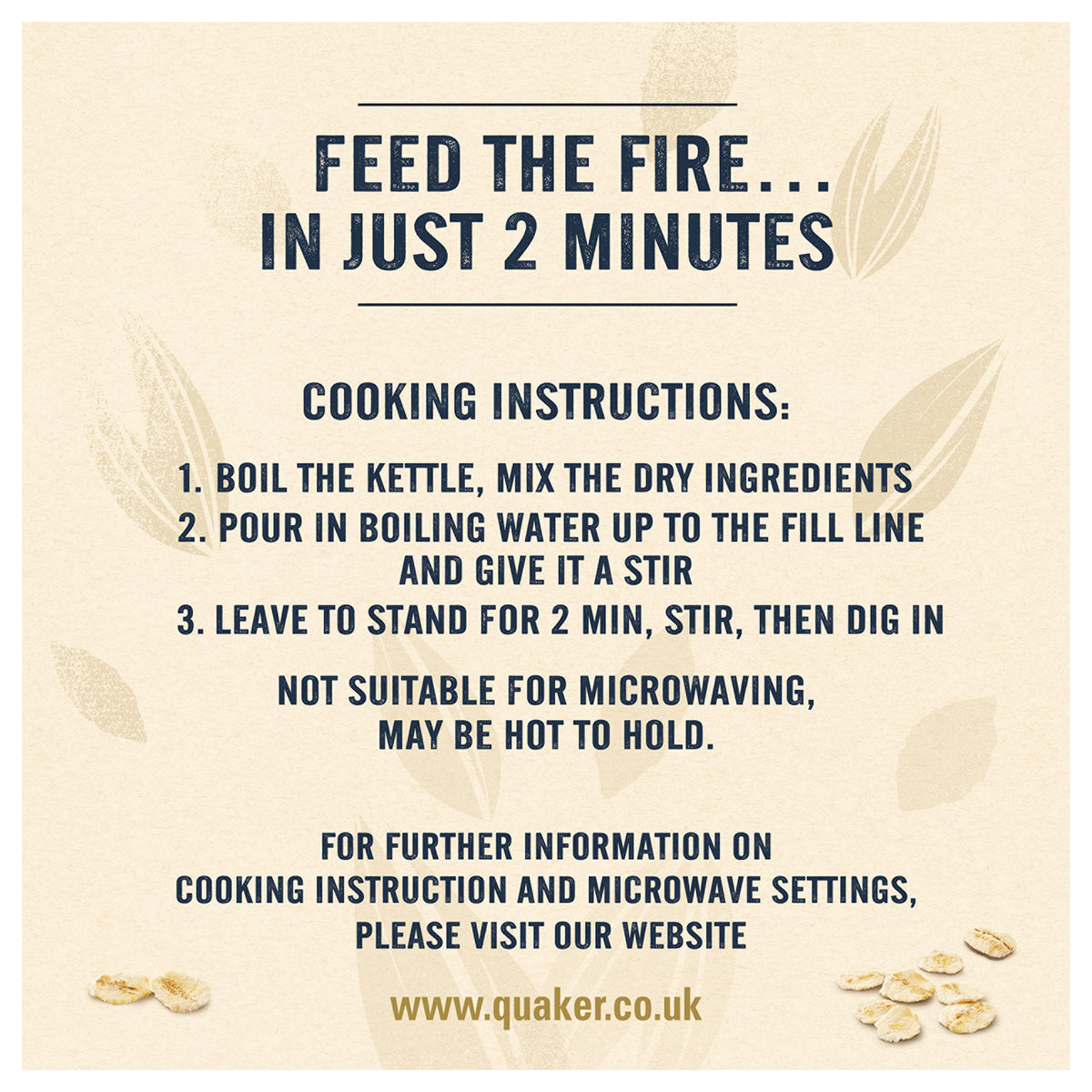 Quaker Porridge Oats Oat So Simple Golden Syrup 57g Pack of 8 - Image 5
