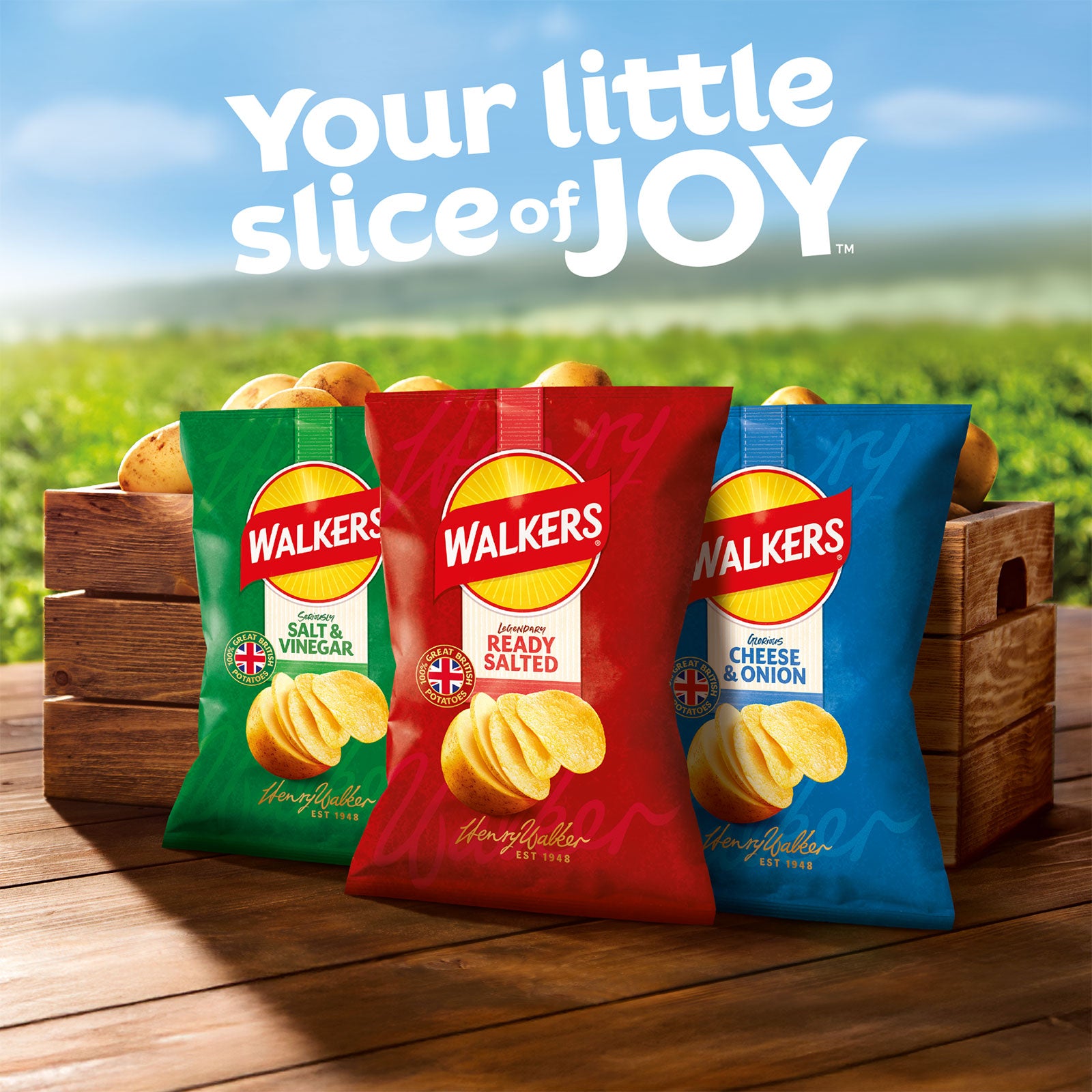 Walkers Heinz Tomato Ketchup Grab Bag Crisps 32 x 45g - Image 4